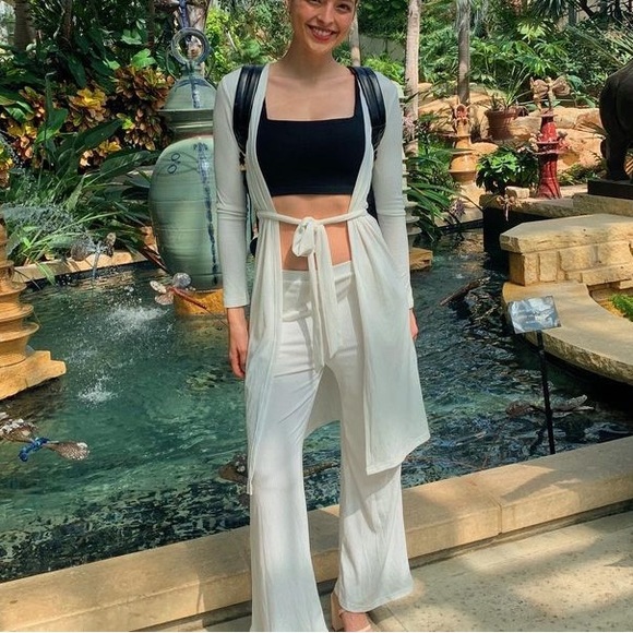 Pants & Jumpsuits All White Beach Set Poshmark